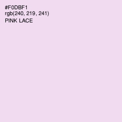 #F0DBF1 - Pink Lace Color Image